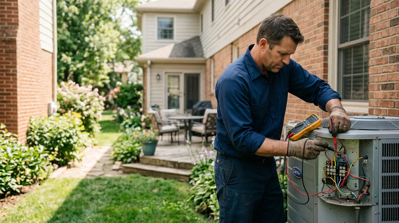 HVAC technician working near Ruby, NY